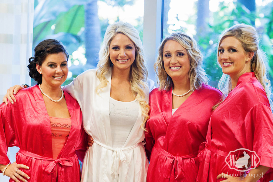 cute pink bridesmaid robes