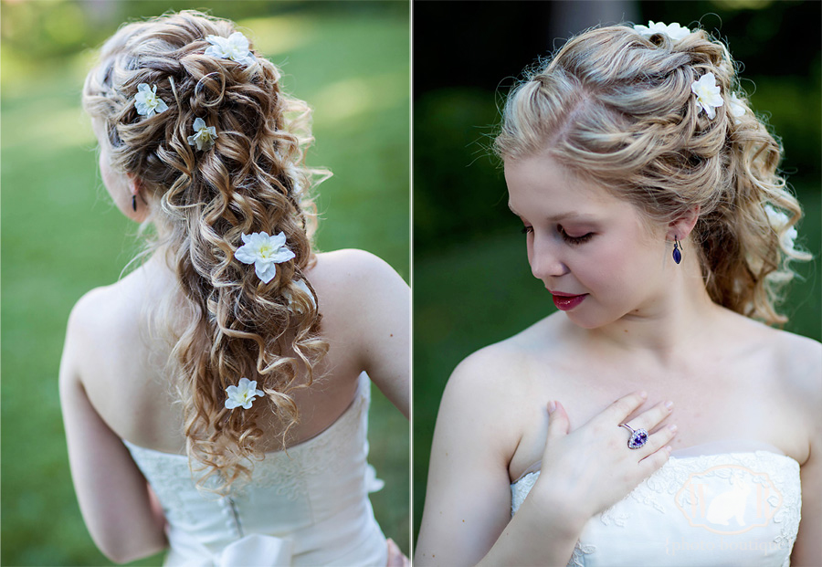 Tangled Inspired Wedding Hair