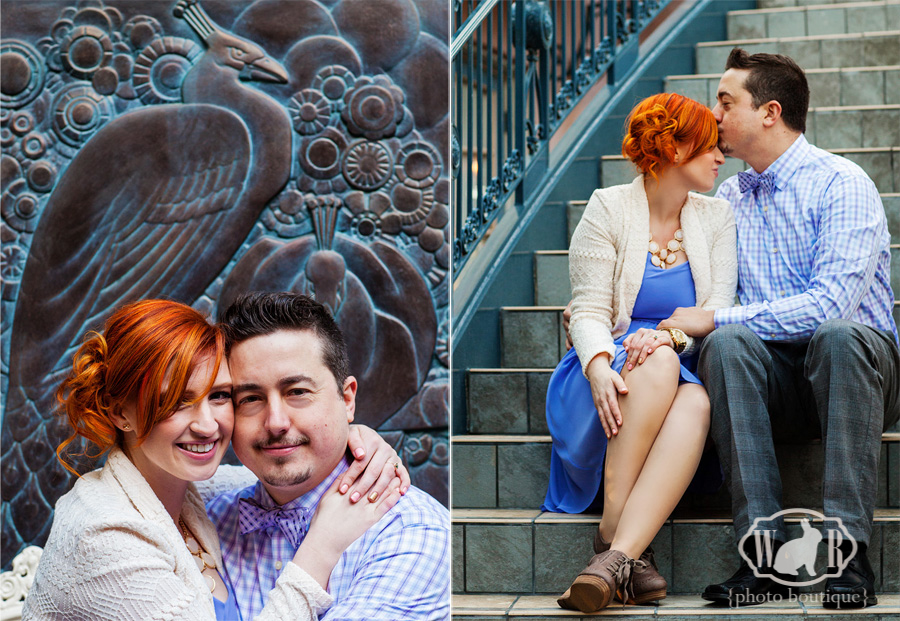 Disneyland Engagement Photos in New Orleans Square