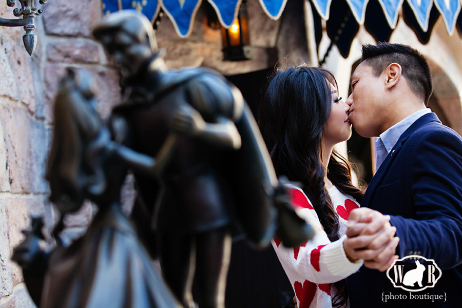 Valentines Engagement Photos at Disneyland