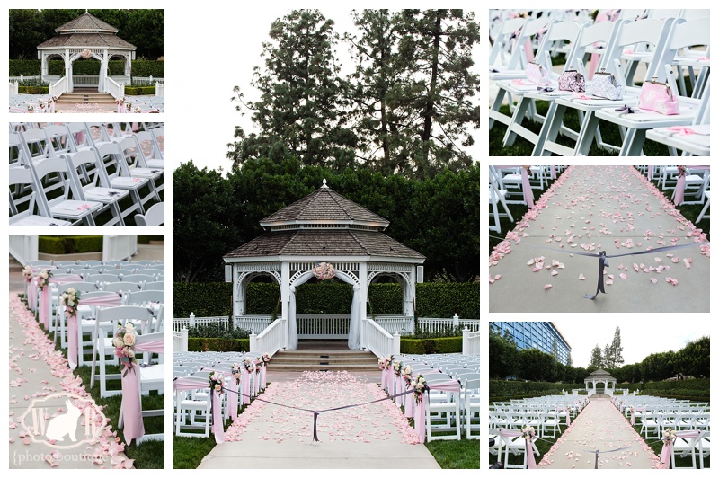 Disneyland Hotel Rose Court Garden Wedding // White Rabbit Photo Boutique