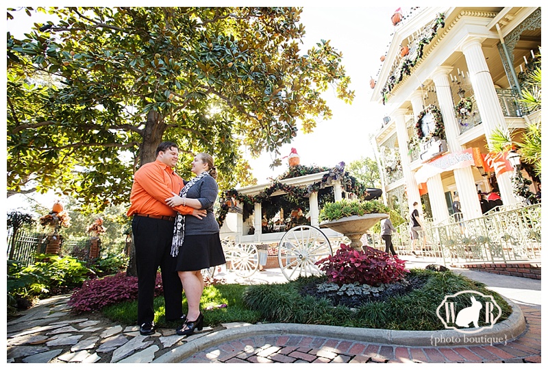 Kyle and Teddi's Disneyland Halloween Engagement Shoot