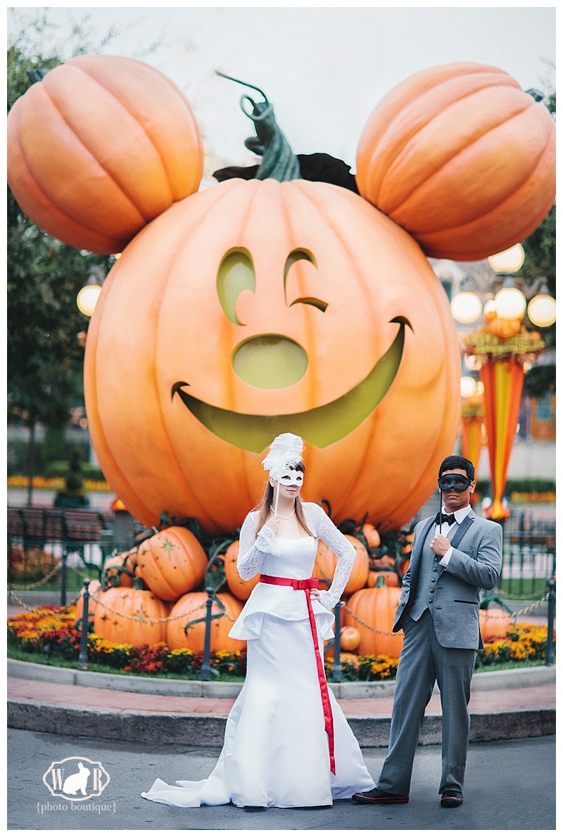 Disneyland Halloween Wedding Photos