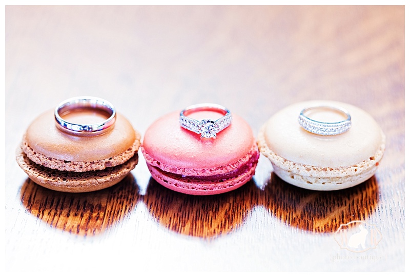 Wedding Rings and Macarons