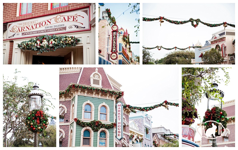 Disneyland Main Street Holiday Decorations