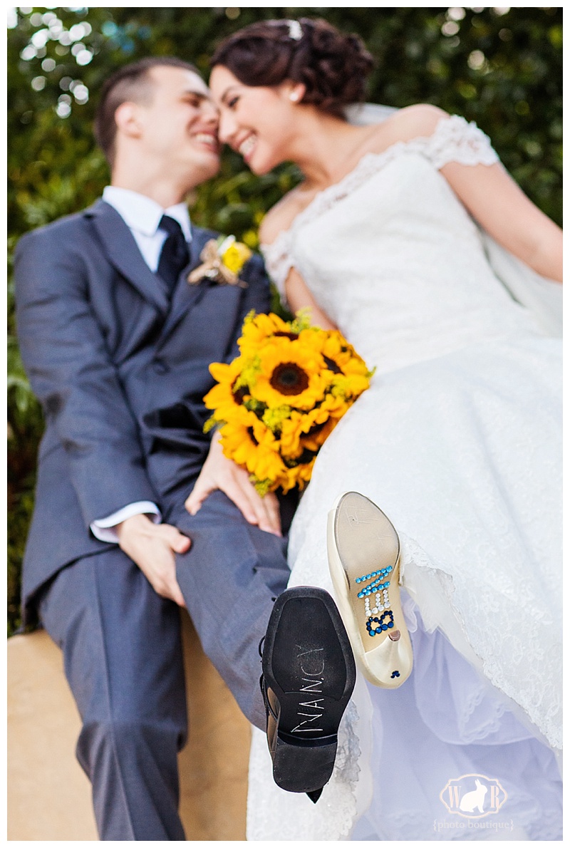 Disney wedding toy story andy shoes // White Rabbit Photo Boutique