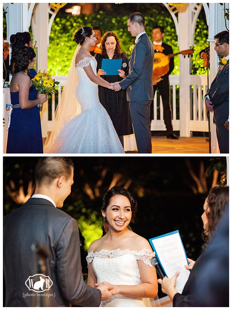 colorful and happy disney wedding photos in the Rose Court Garden // White Rabbit Photo Boutique