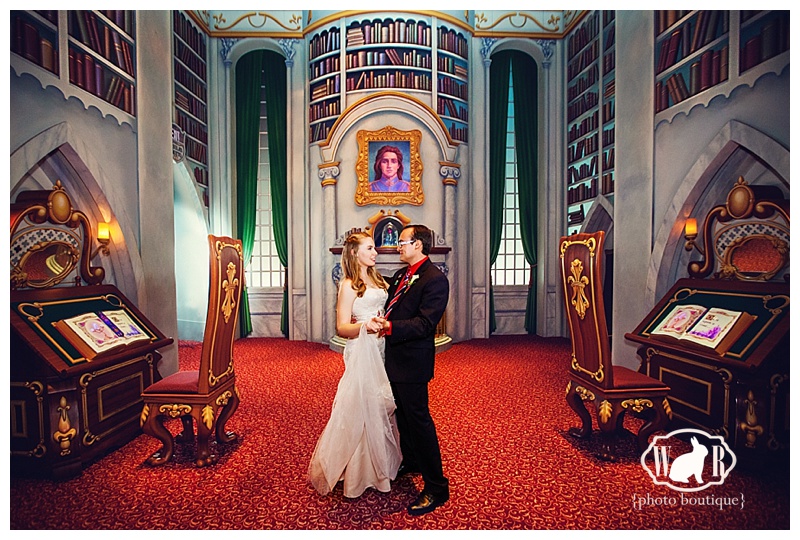 Disney Animation Wedding Photos in the Art of Animation Building at the Disneys Grand Californian Resort