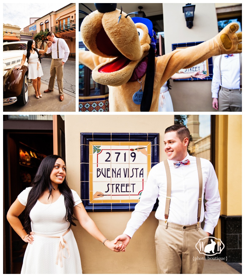 Disneyland and Disney's California Adventure Engagement Buena Vista Street