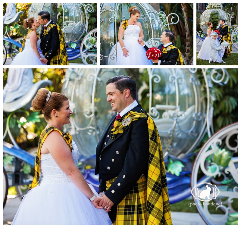 Disneyland Hotel Wedding Rose Court Garden Ceremony