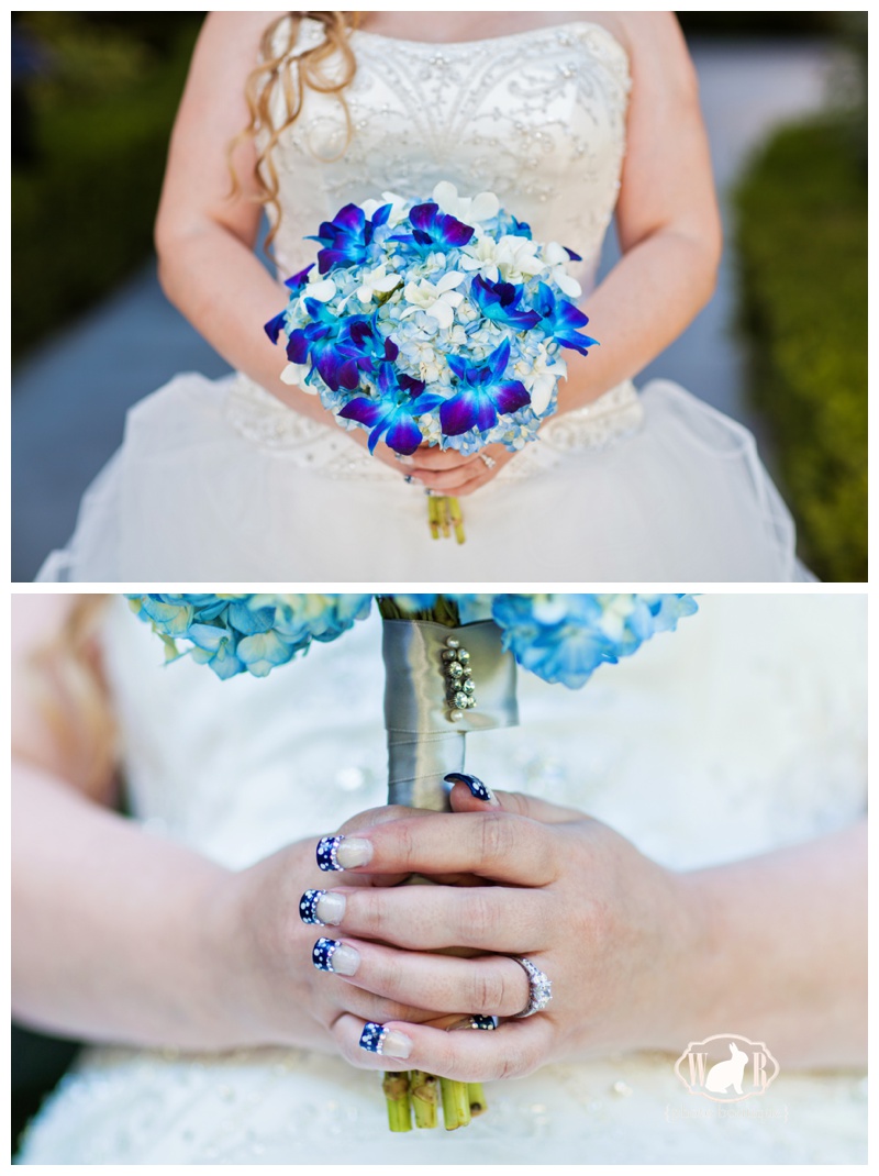 Blue wedding bouquet, Star Wars Wedding Pictures, Star Wars Wedding, Disneyland Hotel Wedding