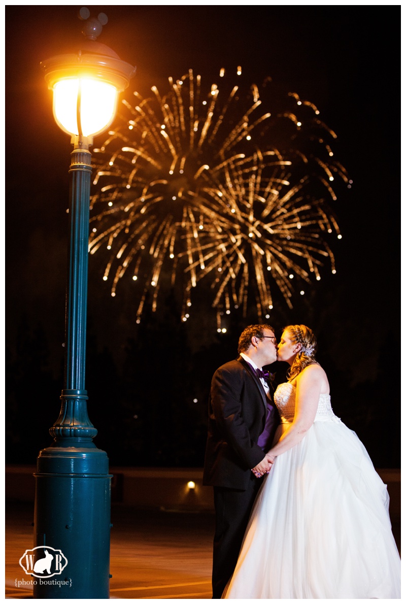 Disneyland Fireworks Wedding Photos