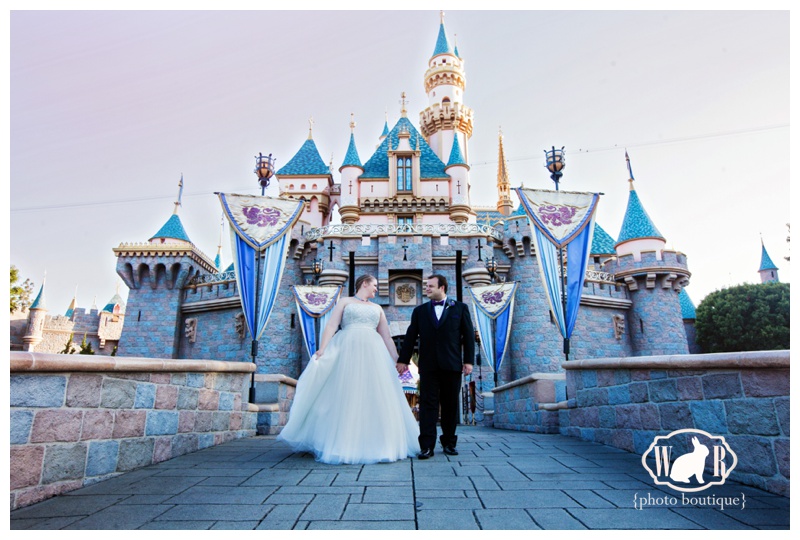 Disneyland Space Mountain Wedding Photos