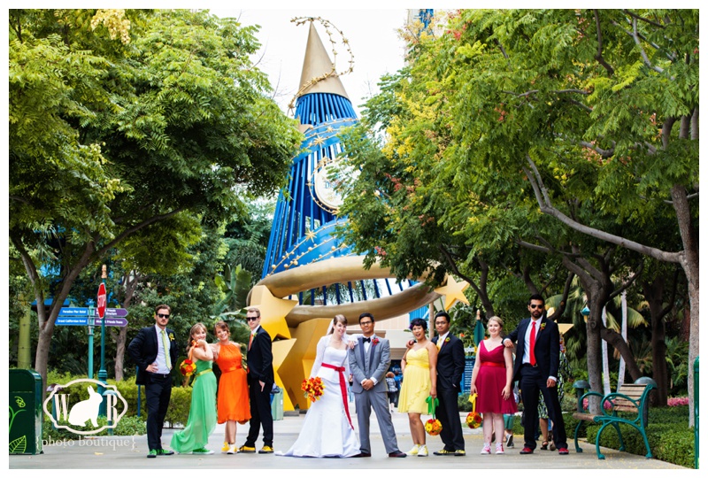 Downtown Disney Wedding Photos