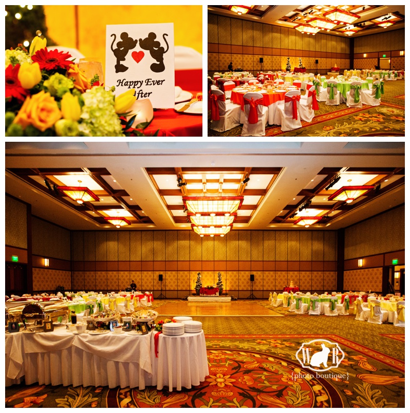 Grand Californian Hotel Grand Ballroom Wedding Reception Photos
