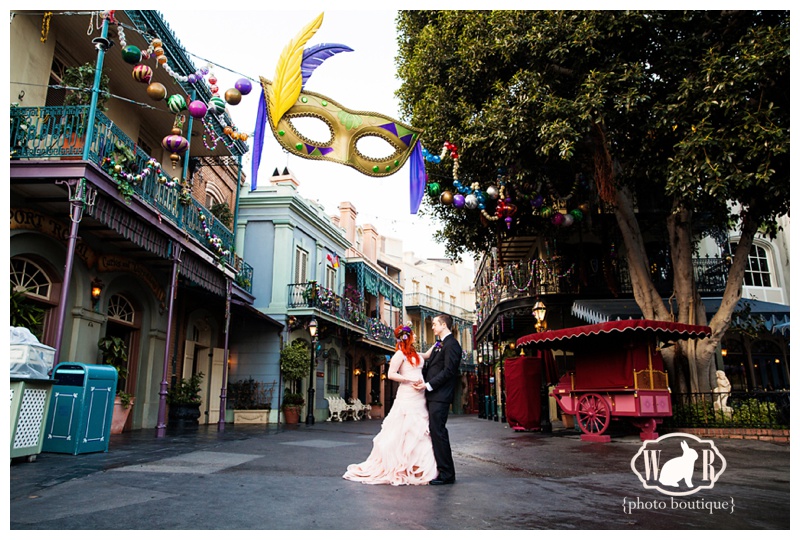 New Orleans Square Wedding Photos Disney Bride