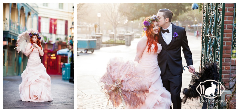 New Orleans Square Wedding Photos Disney Bride