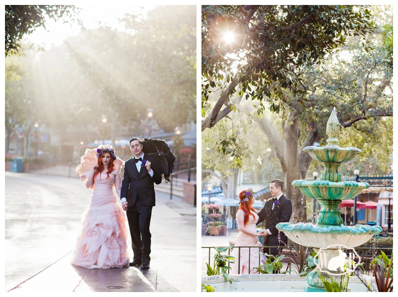 Disneyland Wedding Photos in New Orleans Square