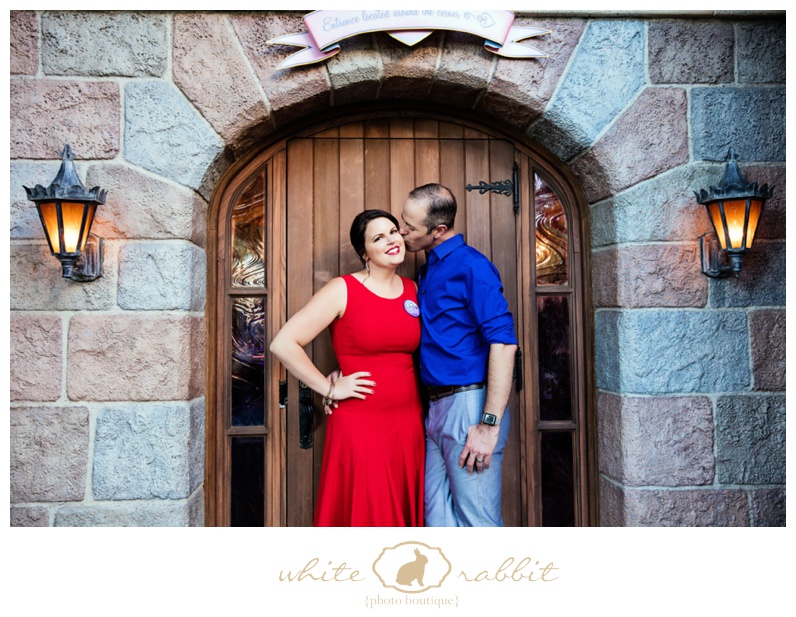 Snow White Inspired Engagement Photos, Disneyland Engagement Photos, Disneyland Engagement Photographer