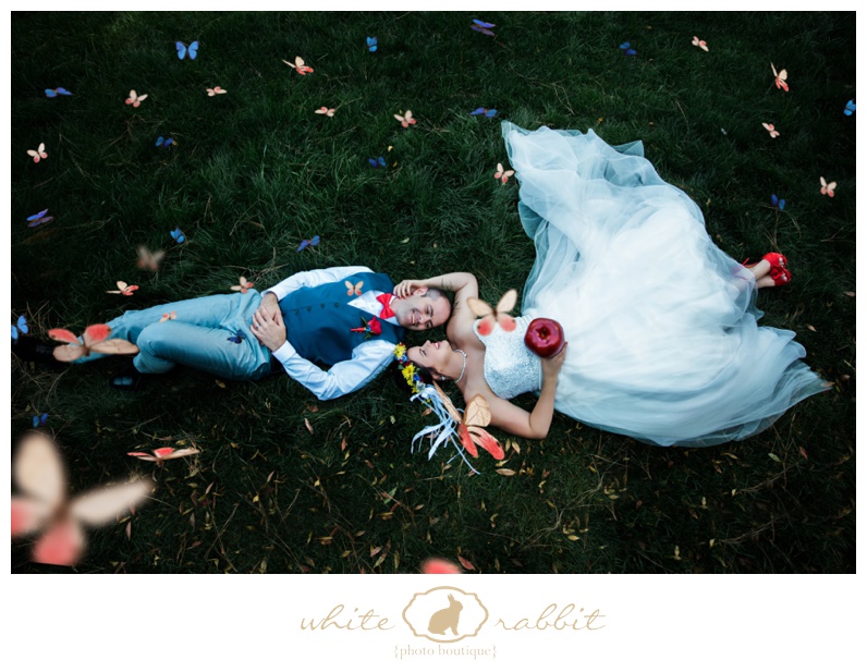 Snow White Inspired Wedding Photos