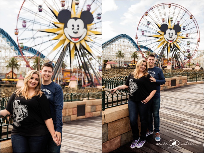 Fall Disneyland Engagement Photos