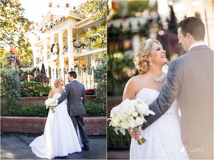 Disneyland Castle Wedding Photos