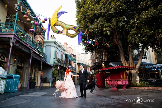 Disney Wedding Photos New Orleans Square