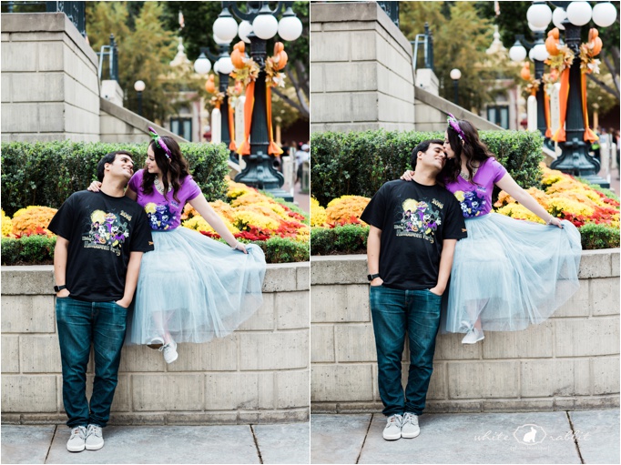 Disneyland Halloween Engagement Photos