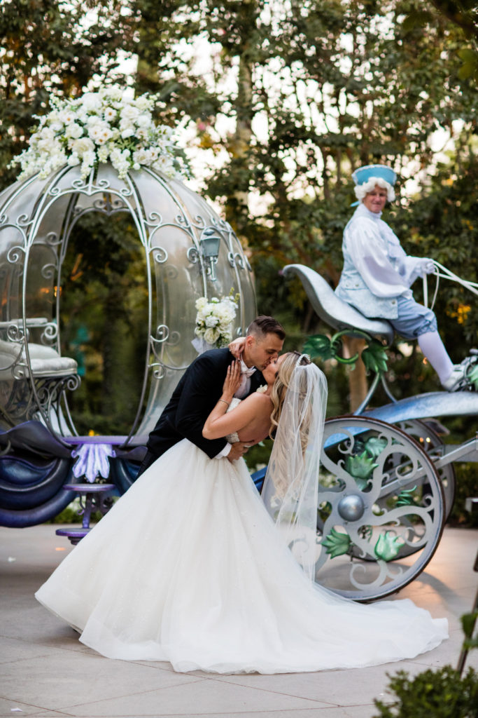 Sleeping Beauty Pavilion Disneyland Hotel Wedding