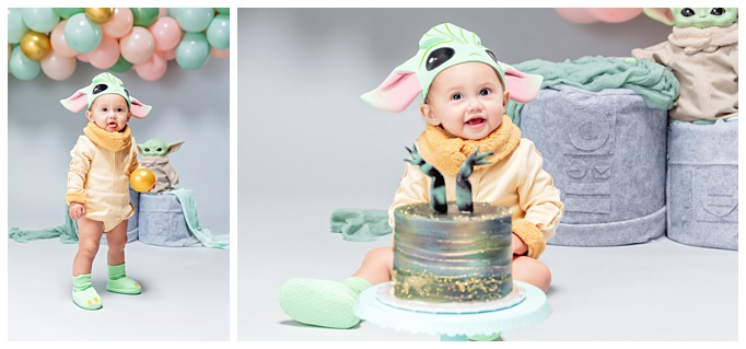 Baby Yoda Cake Smash 