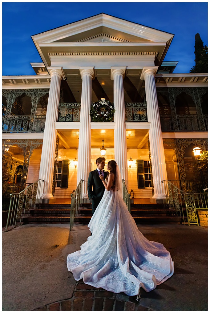Haunted Mansion Disney Wedding Photos
