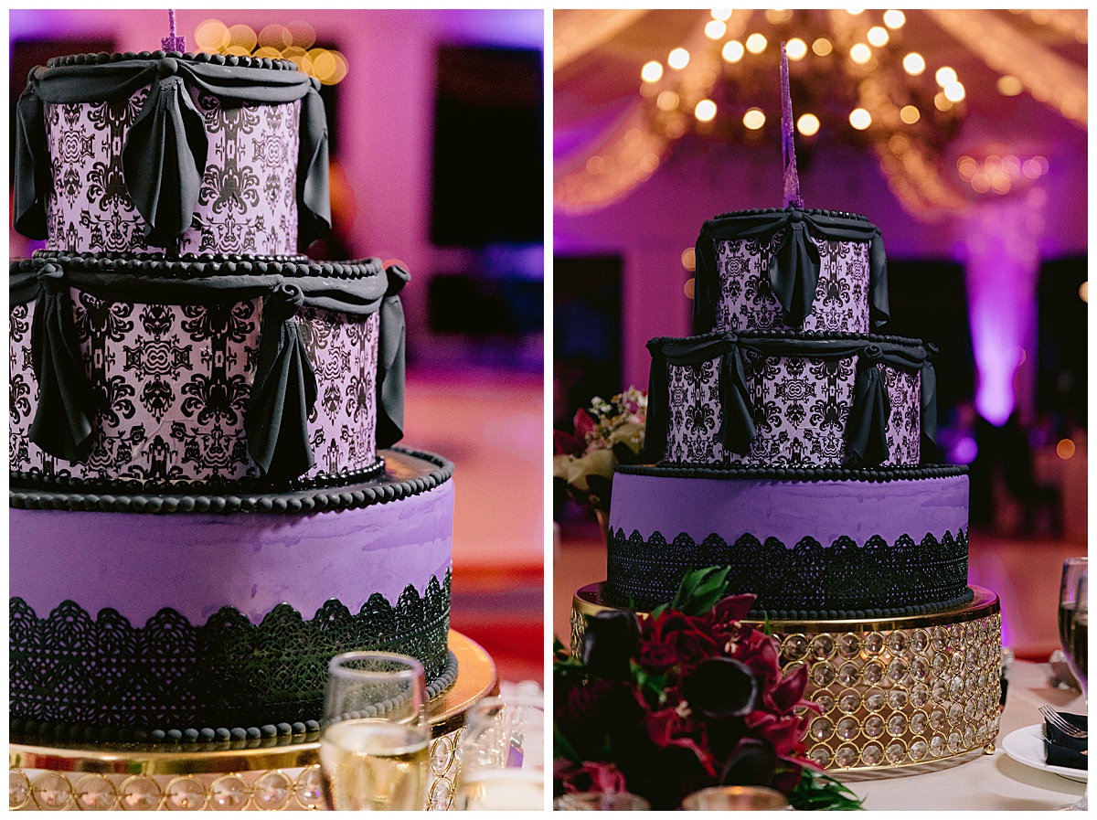 Haunted Mansion and Nightmare Before Christmas Wedding Cakes