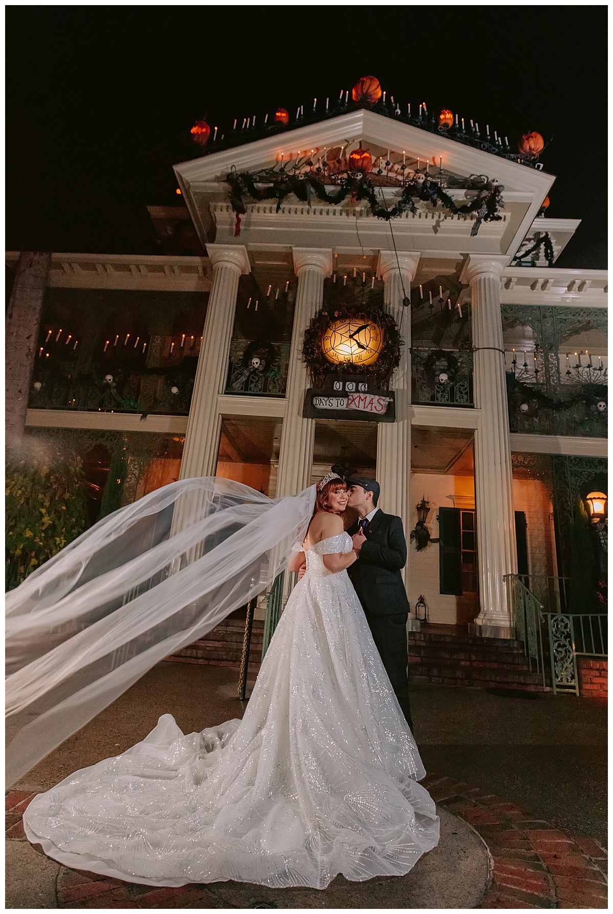 Disneyland Haunted Mansion Wedding Photos 