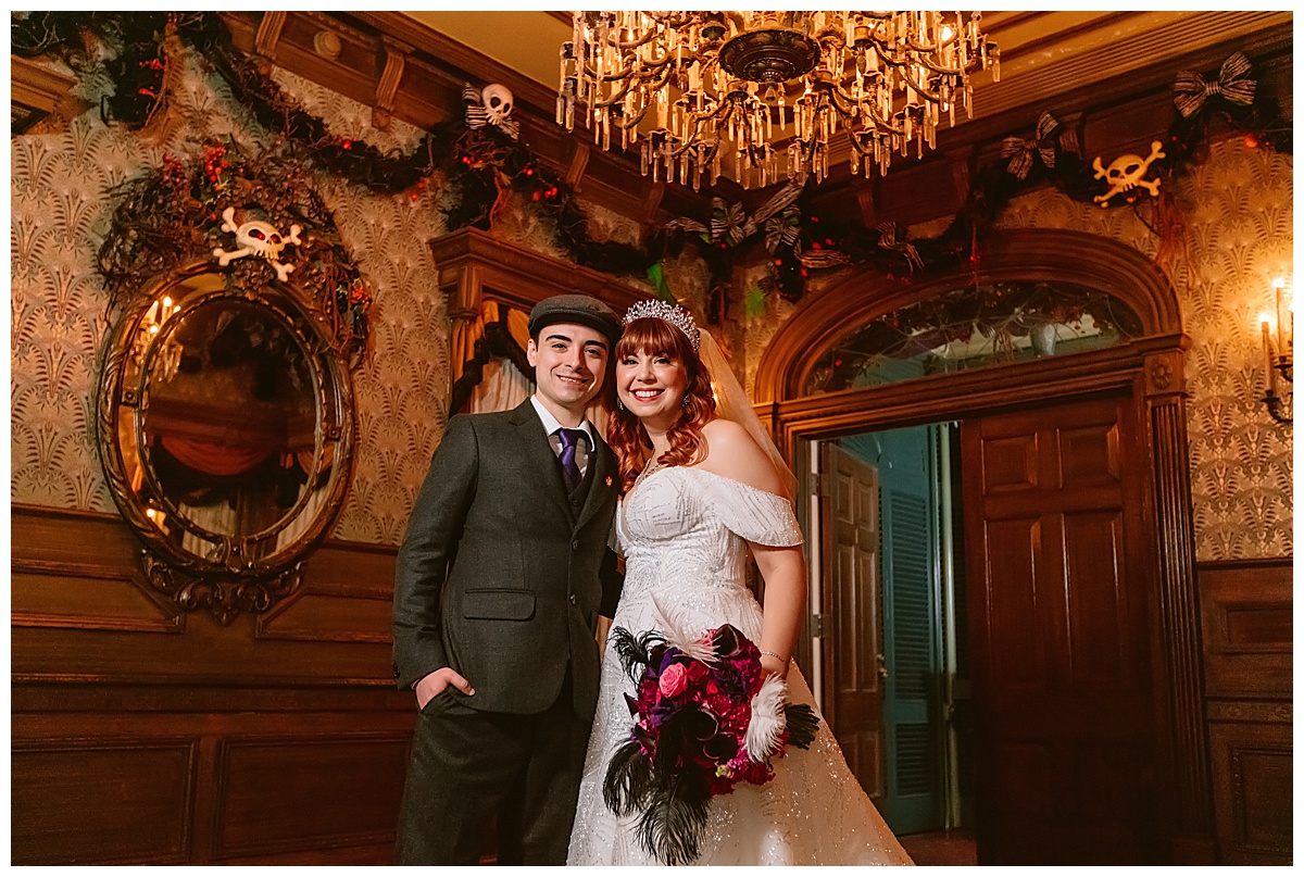Disneyland Haunted Mansion Wedding Photos 