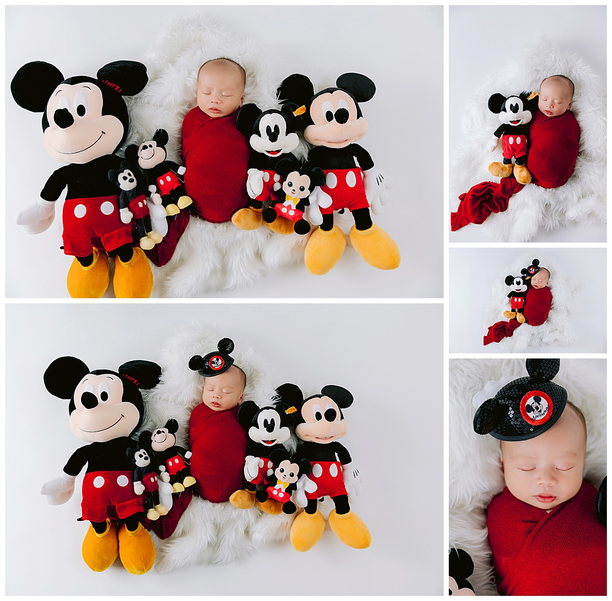Disney Newborn Photos for Baby Boy mickey mouse themed photos 