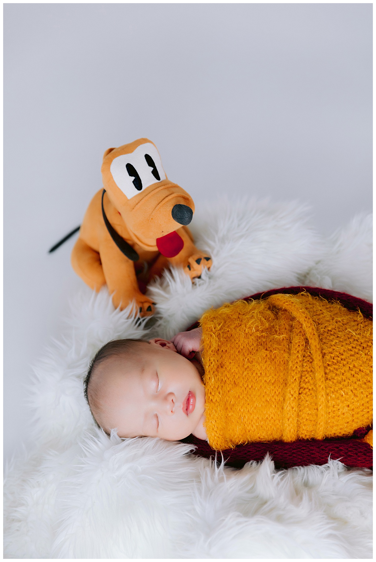 Disney Newborn photos for a baby boy 