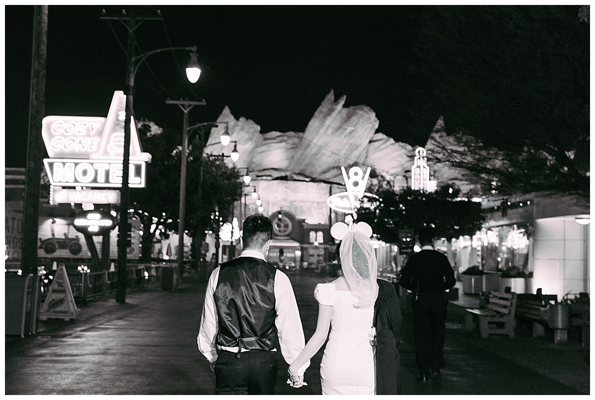 Disney Wedding Attraction Add-On Radiator Springs Racers White Rabbit Photo Boutique