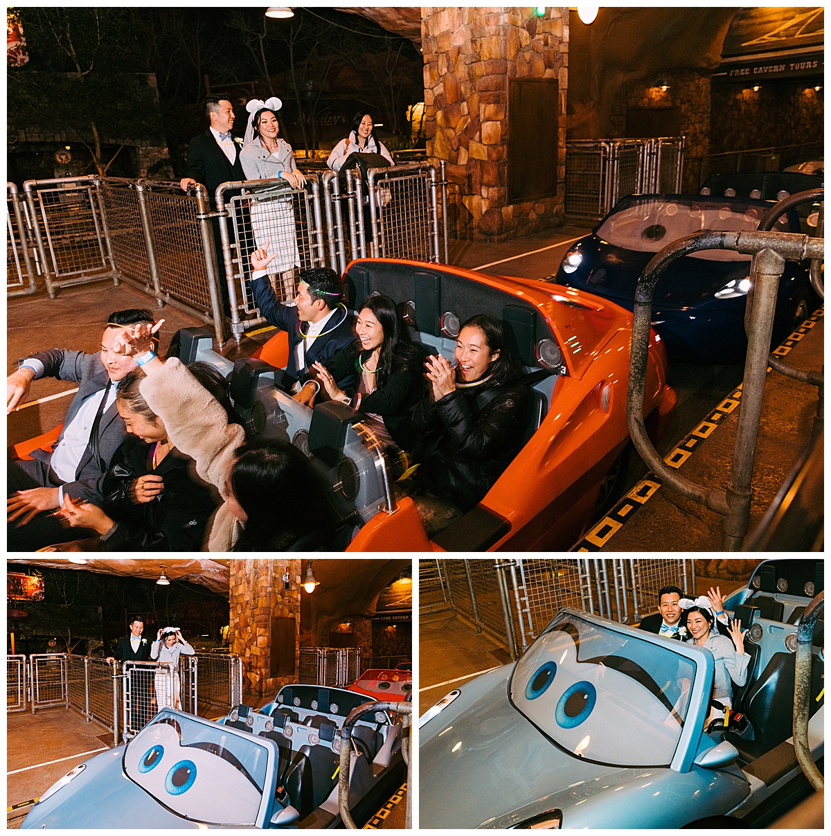 Disney Wedding Attraction Add On - Radiator Springs Racers - White Rabbit Photo Boutique 