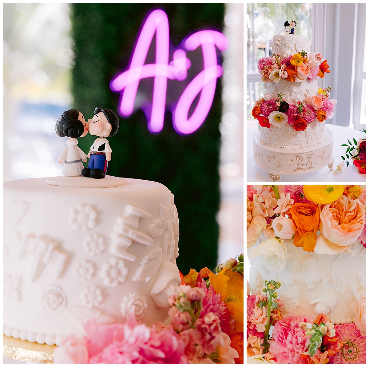 May the Fourth Be With You: Star Wars Weddings. Star Wars inspired Wedding Cake