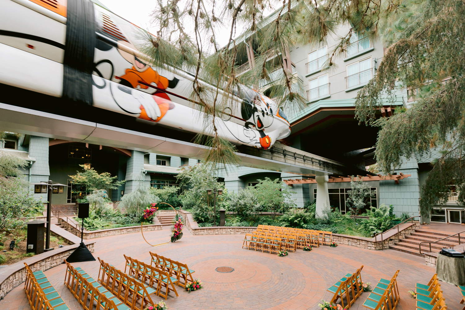 Hawaiian Vow Renewal Ceremony Disney Grand Californian Hotel