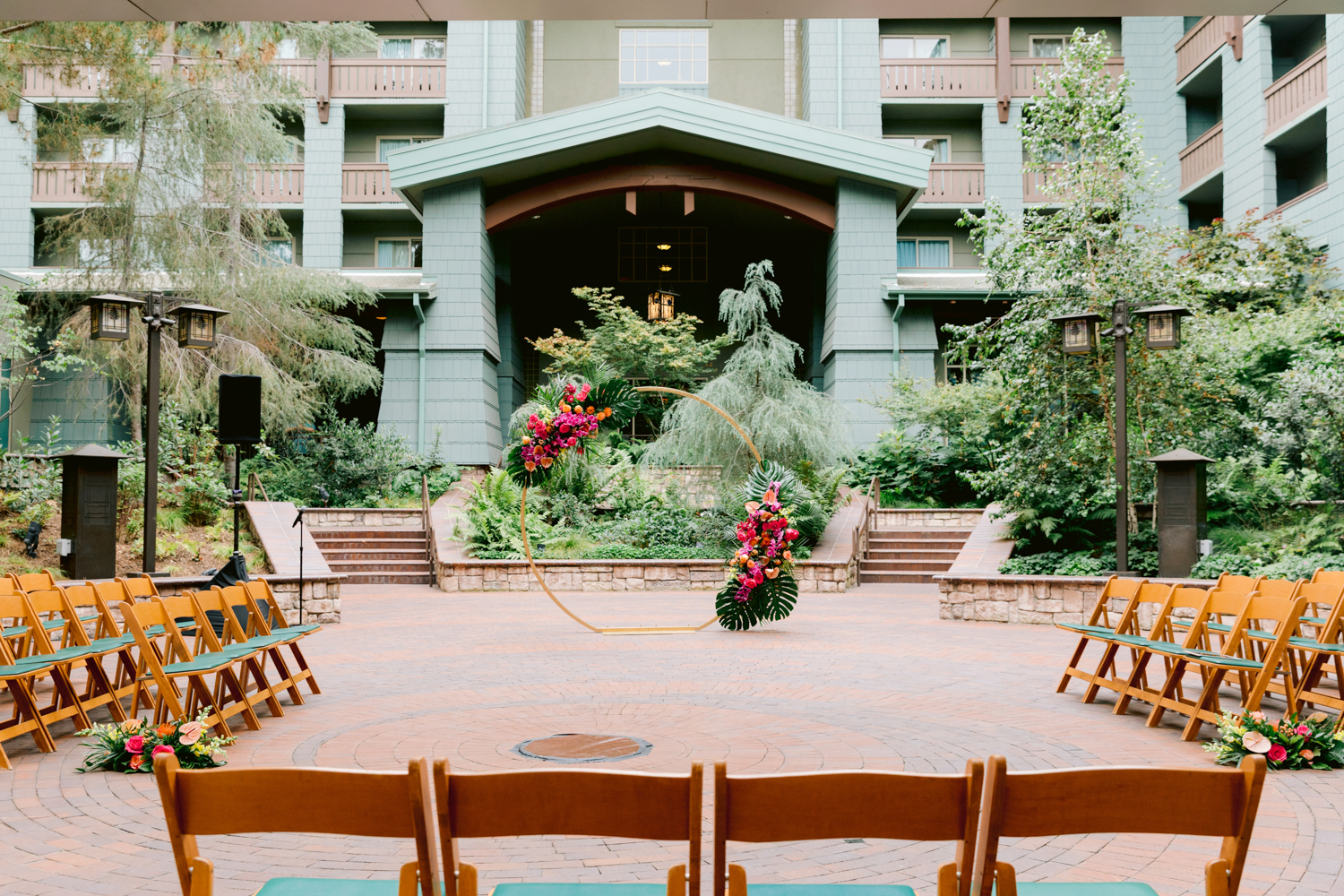 Hawaiian Vow Renewal Ceremony Disney Grand Californian Hotel