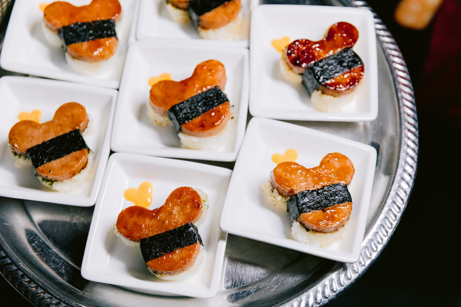 Disneyland Vow Renewal Grand Californian Parkview Terrace Spam Misubi