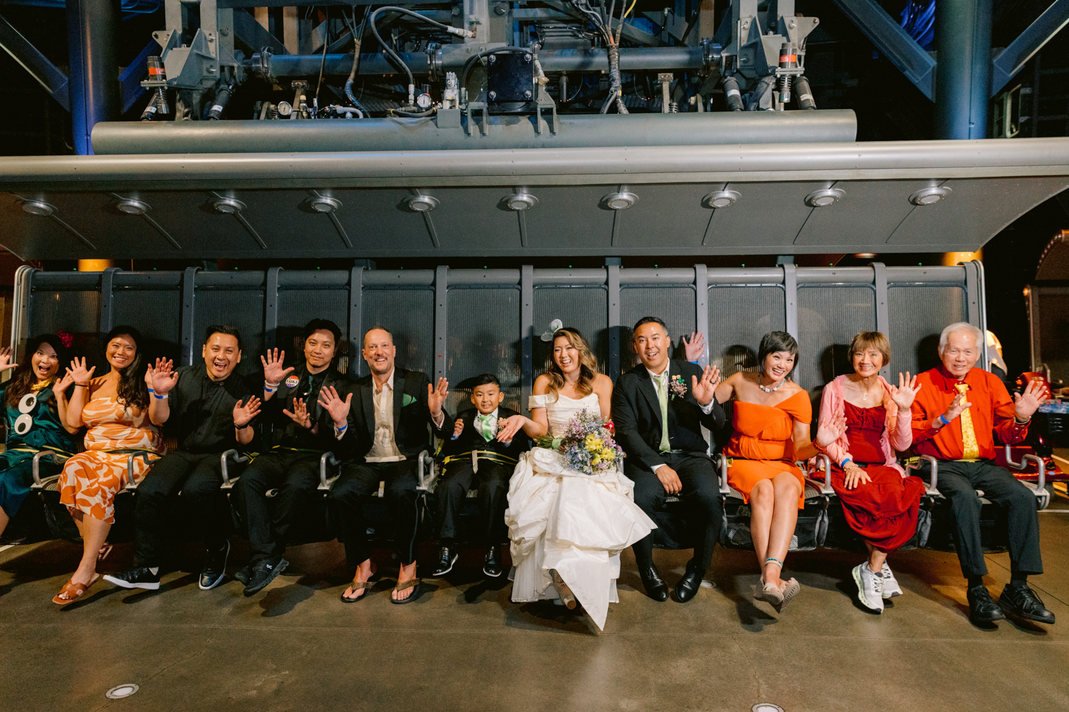 Disneyland vow renewal at the Animation Building captured by a Disneyland wedding photographer World of Color and Soaring