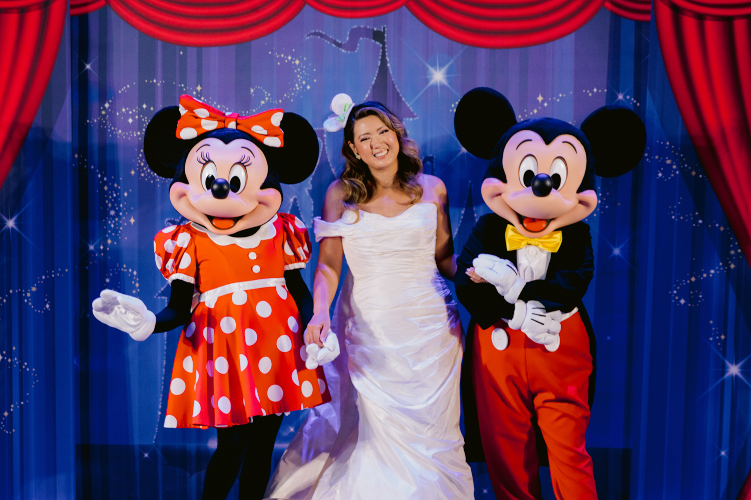 Disneyland vow renewal at the Animation Building captured by a Disneyland wedding photographer Animation Building Wedding