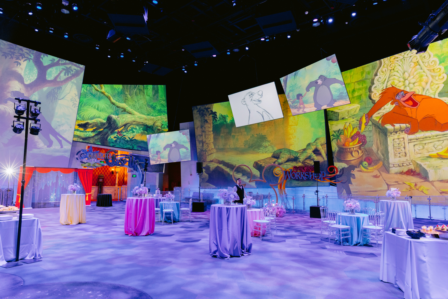 Disneyland vow renewal at the Animation Building captured by a Disneyland wedding photographer Animation Building Wedding