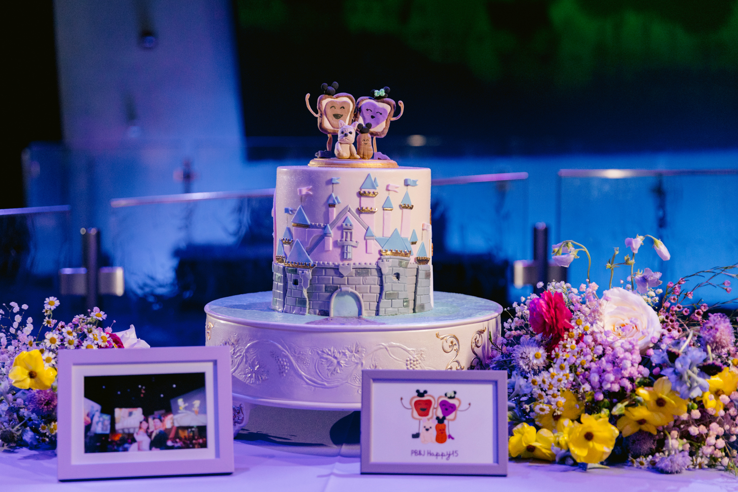 Disneyland vow renewal at the Animation Building captured by a Disneyland wedding photographer Animation Building Wedding