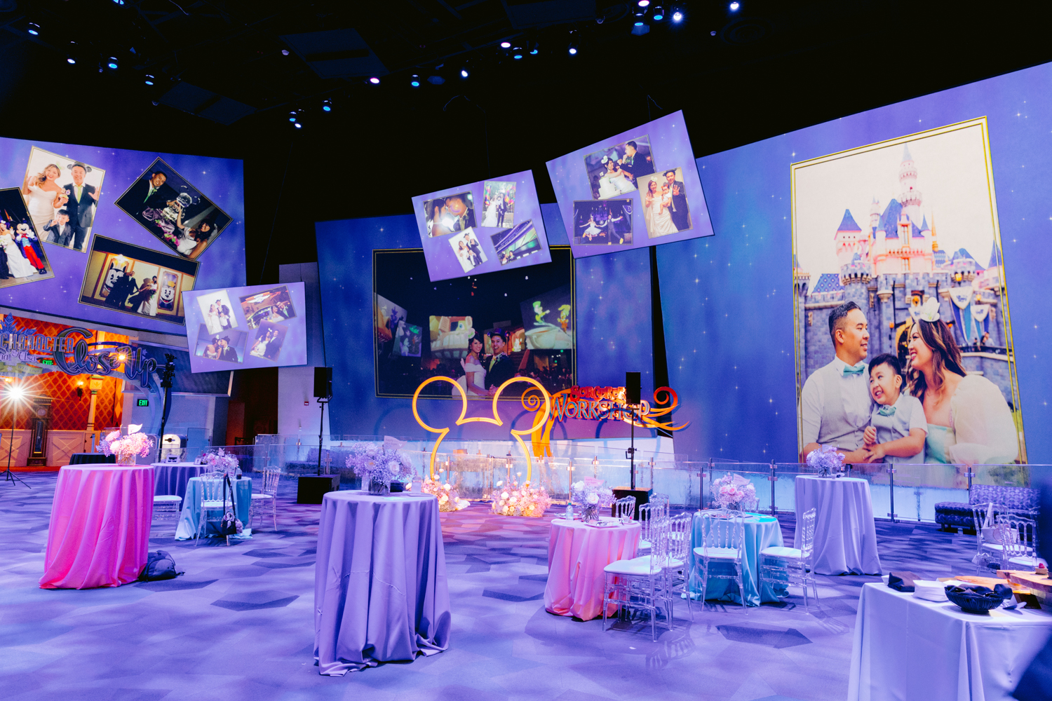 Disneyland vow renewal at the Animation Building captured by a Disneyland wedding photographer Animation Building Wedding