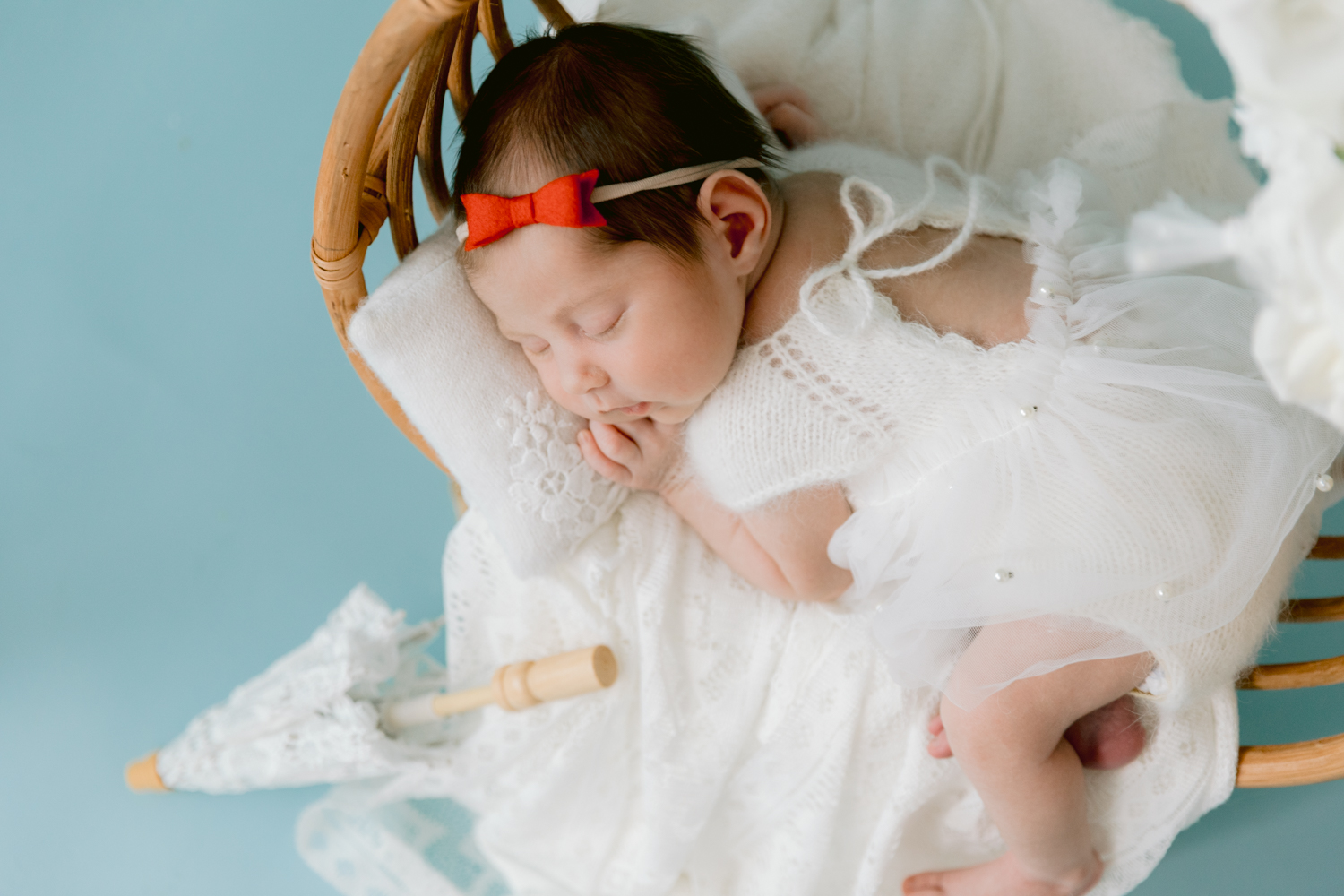 Disney inspired newborn session photographed in Orange County