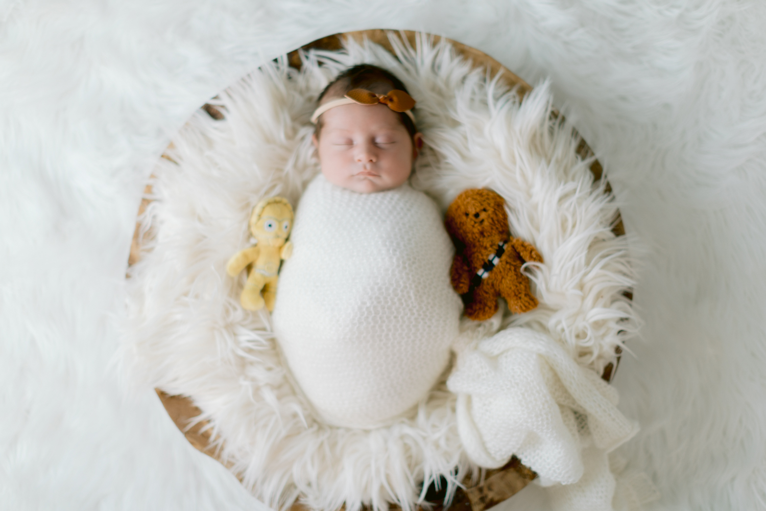 Disney inspired newborn session photographed in Orange County