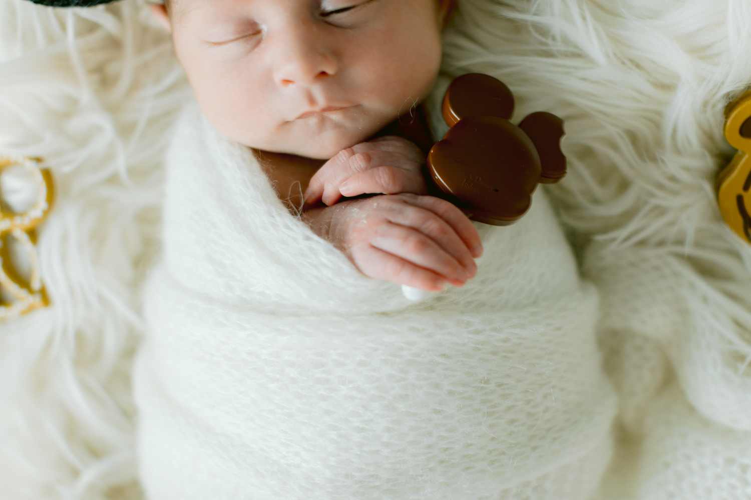 Disney inspired newborn session photographed in Orange County